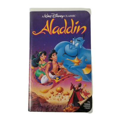 #ad Aladdin Disney Diamond Classic VHS 1993 $1.00