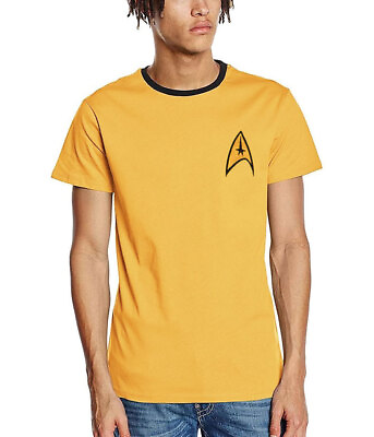 #ad Star Trek James T. Kirk Command Uniform Badge Costume T Shirt $22.00