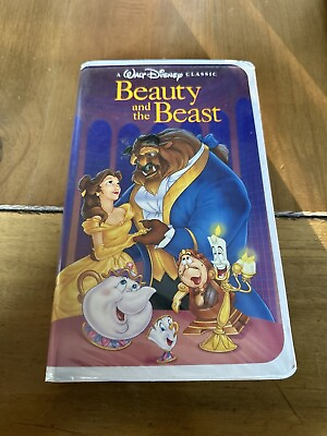 #ad Beauty and The Beast VHS 1992 Black Diamond Classic $20.00