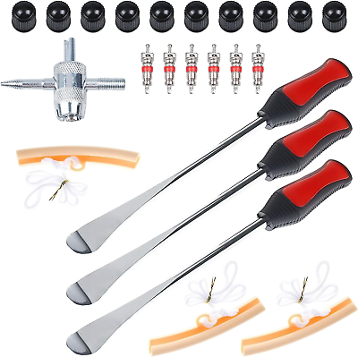 #ad 11.5quot; Tire Spoons Lever Tool Kit Motorcycle Bike Repair Tool Professional Stee $26.24
