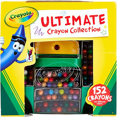 #ad Ultimate Crayon Box Collection 152Ct Bulk Kids Crayon Caddy Classic amp; Glitte $26.20