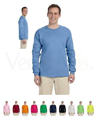 #ad Fruit Of The Loom T Shirt Tee 5.6 oz Heavy Cotton Men#x27;s Long Sleeve 4930 $13.29