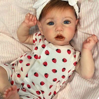 #ad Reborn Baby Dolls Girl with Realistic Veins 20 Inch Newborn Baby Doll with W... $80.04
