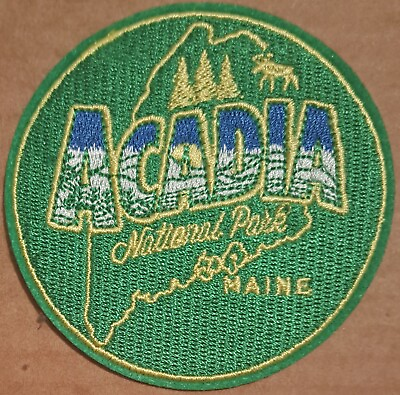 #ad Acadia National Park embroidered Iron on patch $6.80