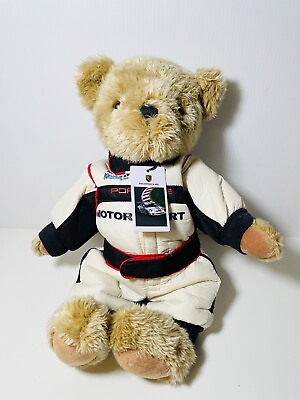 #ad Porsche Motorsport Plush Teddy Bear 16” With Genuine Race Suit amp; Race Pass $85.00