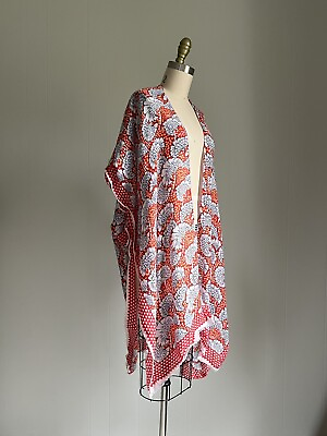 #ad Anthropologie Do Everything In Love Womens Kimono Cardigan One Size Boho Flowy $19.99