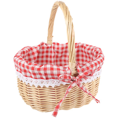 #ad Gift Baskets Empty Seagrass Hamper Wicker Basket Baskets Handles $24.38