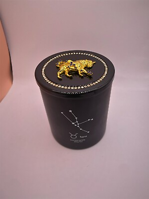 #ad Taurus Zodiac wax scented candles glass candle luxury  Burn Time 48h $15.00