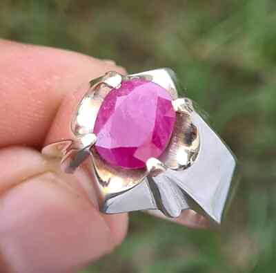#ad Unisex ruby ring genuine ruby ring dainty ruby ring ruby ring antique ruby rubi $390.00
