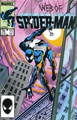#ad Web of Spider Man #11 FN 1986 Stock Image $4.30