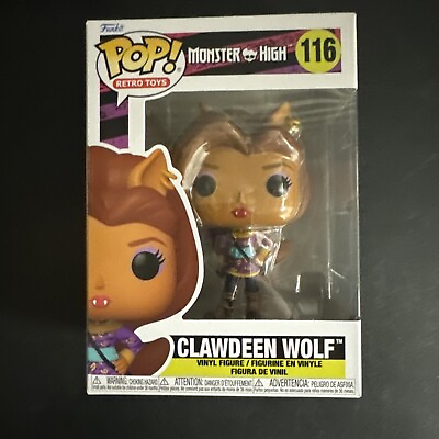 #ad Funko Pop Monster High : Clawdeen Wolf 116 With Pop Protector $8.99