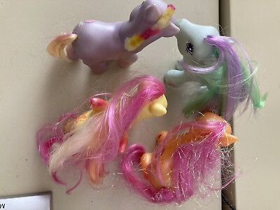 #ad My Little Pony. 4 In Lot Old Magnet Hoof LOOK $40.00
