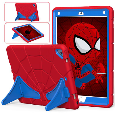 #ad Spider Man Heavy Duty Kids Case For iPad 6 7 8 9 10 10.9 10.2 Air 4 5 Pro 11 9.7 $19.99
