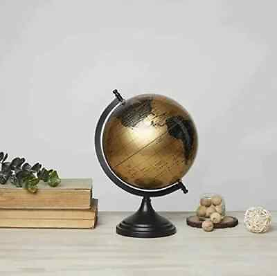 #ad 8 Inches Diameter Rotating Educational World Globe with Heavy Metal Art Decor $102.80