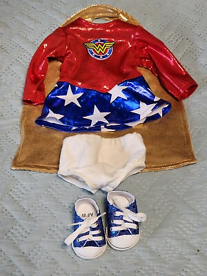 #ad 18quot; Doll Outfit Clothes GOLD WONDER WOMAN fits American Girl Doll 5 Piece Set $19.99