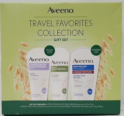 #ad Aveeno Travel Favorites Collection Lotion Gift Set $27.99