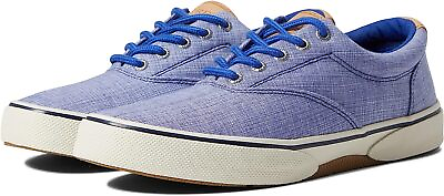 #ad Sperry Top Sider Halyard Cvo Linen Chambray Lt Men#x27;s Sneakers $39.99