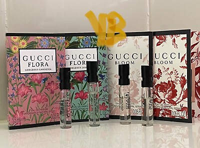 Gucci Perfume Women Collection 4pcs Samples Set Gucci Bloom amp; Gucci Flora L@@K $18.85