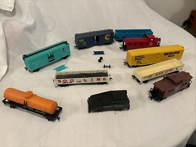 #ad Huge Collection of 10 Bachmann model train Cars HO scale The Rock $27.97