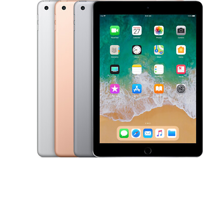#ad Apple iPad 6th Gen 32GB Wi Fi Only Very Good $117.00