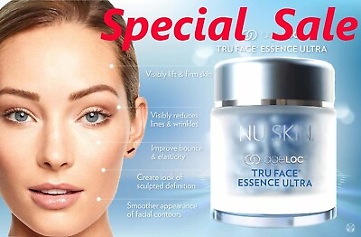 #ad Nu Skin ageLOC Tru Face Essence Ultra Serum 60 Capsules  quot;NEW STOCKquot;   04 2026 $106.50