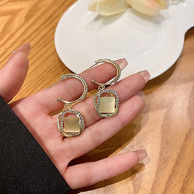 #ad Women#x27;s Earrings Light Luxury Earrings Gift Earrings Alloy Earrings $8.44