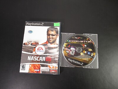 #ad Lot of 2 PlayStation 2 games Corvette NASCAR #x27;08 R BD $13.99