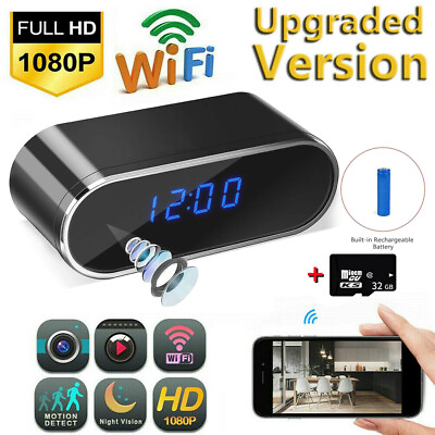 #ad HD 1080P Spy Camera WiFi Hidden Wireless Night Vision Security Nanny Cam Alarm $39.99