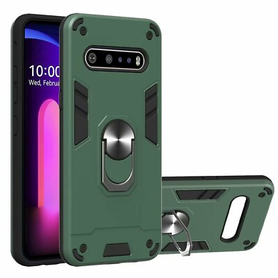 #ad For LG V60 ThinQ 5G Shockproof Case Magnetic Ring Holder KickStand Cover $6.99