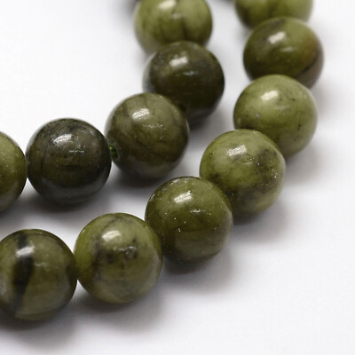 #ad Natural Chinese Jade 10mm Strand 15quot; $4.33