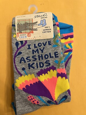 #ad Crazy Socks Funny Socks for Woman Size 5 10 Crew Length Fun Novelty Gifts $8.99