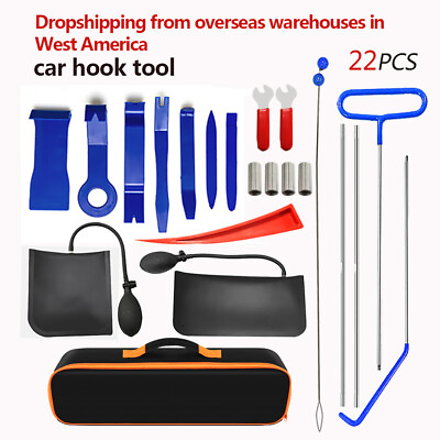 #ad 22PCS Emergency Auto Tool Window Car Door Open Unlock Lock Out Universal Kits US $36.99