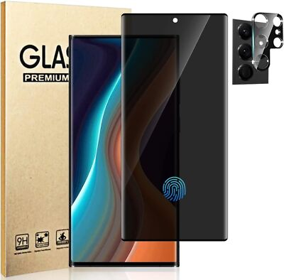 #ad Privacy Tempered Glass Screen Protector For Samsung GalaxyS24 S23 S22 Ultra Plus $6.89