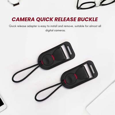 #ad 2 4 Quick Release Connector for Camera Shoulder Strap With conversion buckle Cam $8.66