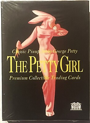 #ad Vintage 1994 The George Petty Girl Collectible Trading Card Complete Set Sealed $14.99