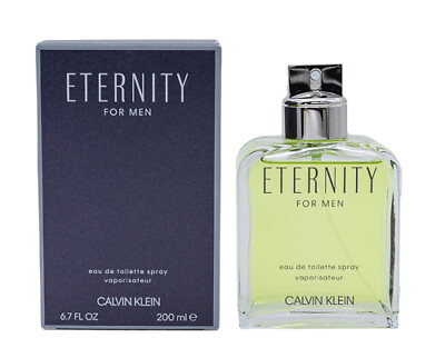 Eternity by Ck Calvin Klein 6.7 oz EDT Cologne for Men New In Box $42.82