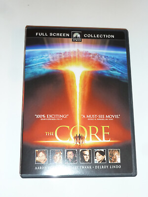 #ad The Core DVD 2002 disaster thriller movie Earth core Hilary Swank Aaron Eckhart $5.18