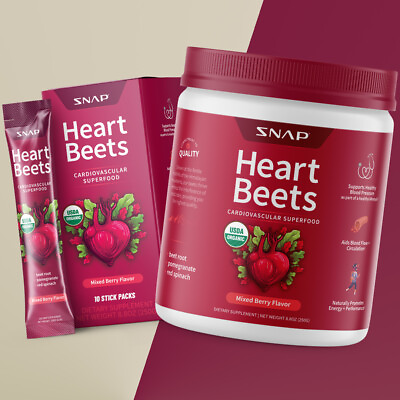 #ad Snap Heart Beets Powder USDA Cardiovascular Superfood Nitric Oxide Booster $93.56