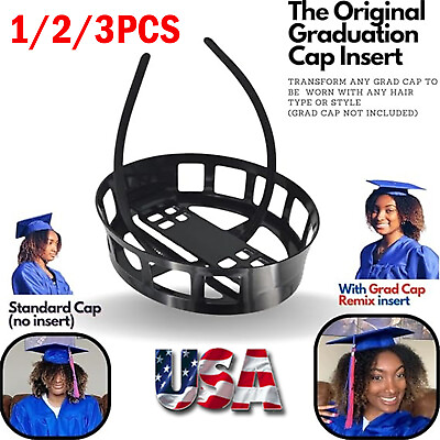 #ad Adjustable Grad Cap Remix Secures Headband Insert Upgrade Inside Graduation Cap $23.95