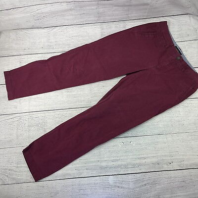#ad Banana Republic Designed Chino Pants Red Wine Casual women’s Sz 4 r17 $16.99