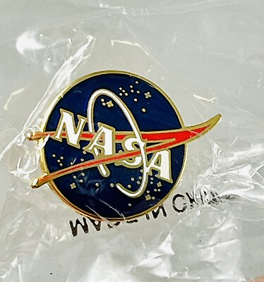 #ad NASA Vector Logo Lapel Pin Official Nasa Space Program $4.49