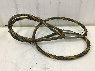 #ad Lift All 1Ieex10 Sling Wire Rope L10ft 1quot; dia $85.00
