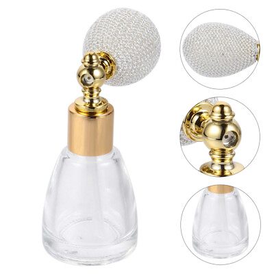 10ml Clear Spray Bottle Vintage Refillable Perfume Atomizer Glass Powder Bottle $9.56
