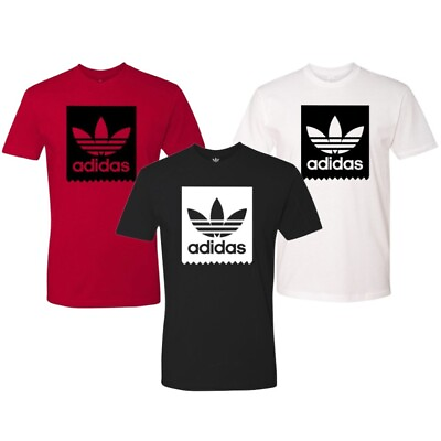 #ad Adidas Men#x27;s T Shirt Blackbird Trefoil Graphic Logo Active Short Sleeve Tee $19.88