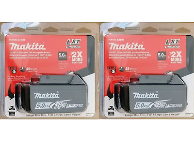 #ad 2PACK Makita BL1850B 18V Battery 5.0Ah LXT Li Ion Battery Brand New D $82.00