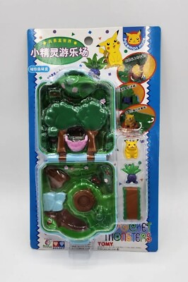 #ad Pokemon Forest Polly Pocket Pikachu Oddish Figures Toy Vintage New Import Rare $89.99