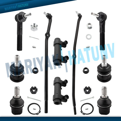 #ad Suspension Kit Front Tie Rods Ball Joints For 2003 2008 Dodge Ram 2500 3500 4x4 $129.80