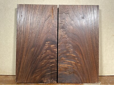 #ad BLACK WALNUT Craft Wood 2 Pack Hobby Wood Luthier 10.75”x5.5”x.9” Lumber Board $34.99