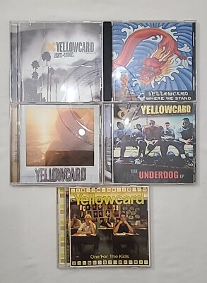 #ad Yellowcard Band 5 Disc Misic CD Lot See Photos For Titles $34.88