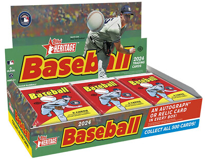 #ad 2024 Topps Heritage Baseball #301 500 Choose Your Card Quantity Discount M $0.99